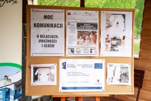 Widok plakatu informującego o wydarzeniu
