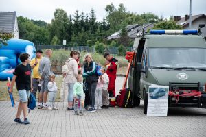 Widok stanowiska Grupy Ratownictwa Specjalistycznego Organizacji Proobronnej BIZON