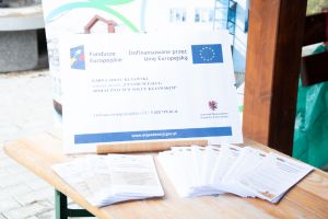 Widok plakatu informującego o wydarzeniu