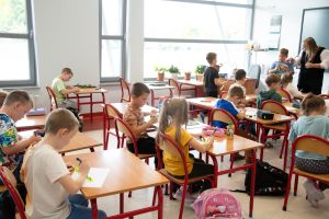 Uczniowie ze Szkoły Podstawowej nr 1 w Solcu Kujawskim podczas warsztatów