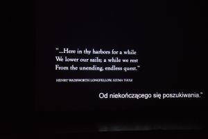 Widok sentencji z filmu