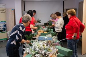 Uczestnicy wydarzenia podczas warsztatów