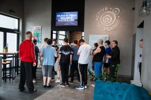 Rozmowa z pracownikiem siłowni