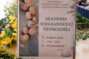 Widok plakatu z nazwą wydarzenia