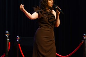 Pani Dominika Cieślak podczas minirecitalu