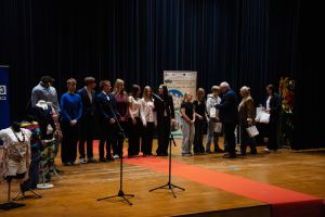 Podziękowania dla uczniów zaangażowanych w organizację konferencji